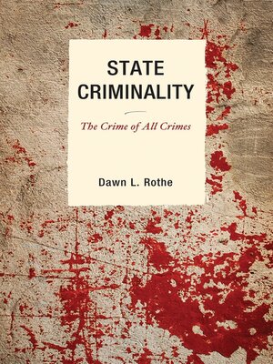 cover image of State Criminality